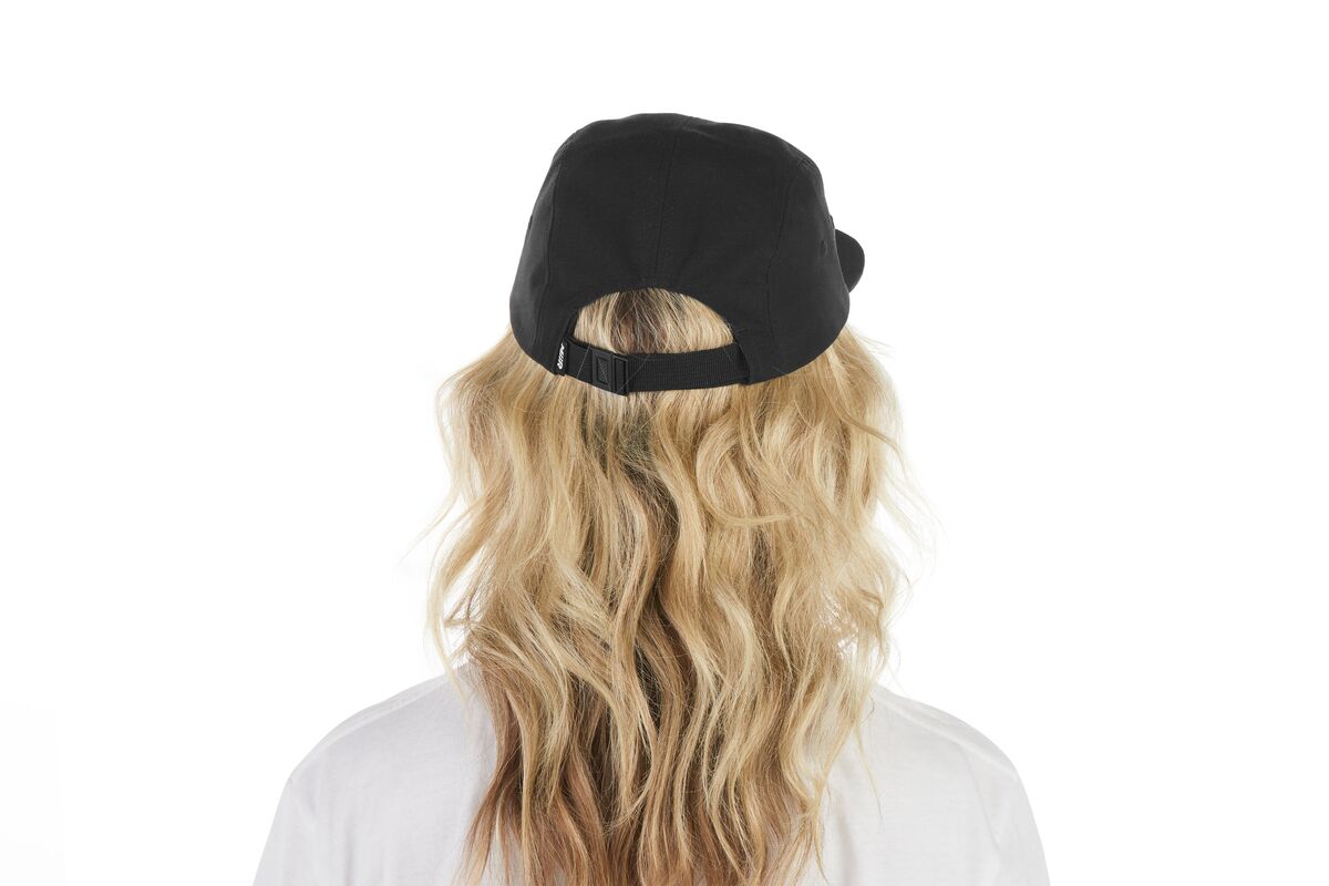 recycled-poly-flat-brim-5-panel-hat-c7 WebPDP-HAT003002_Recycled_Poly_Flat_Brim_5Panel_Hat_Black_Studio_Harper_Studios_0723_Back__HAT003002OS.jpg