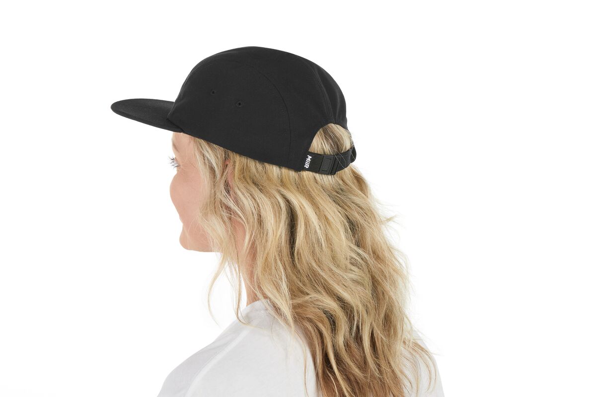 recycled-poly-flat-brim-5-panel-hat-a9 WebPDP-HAT003002_Recycled_Poly_Flat_Brim_5Panel_Hat_Black_Studio_Harper_Studios_0723_Side_2__HAT003002OS.jpg