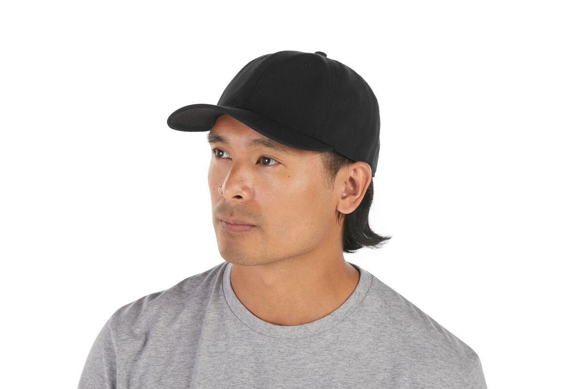 recycled-poly-dad-hat-n4 WebPDP-HAT004002_Recycled_Poly_Dad_Hat_Black_Studio_Harper_Studios_0723_Side__HAT004002OS.jpg