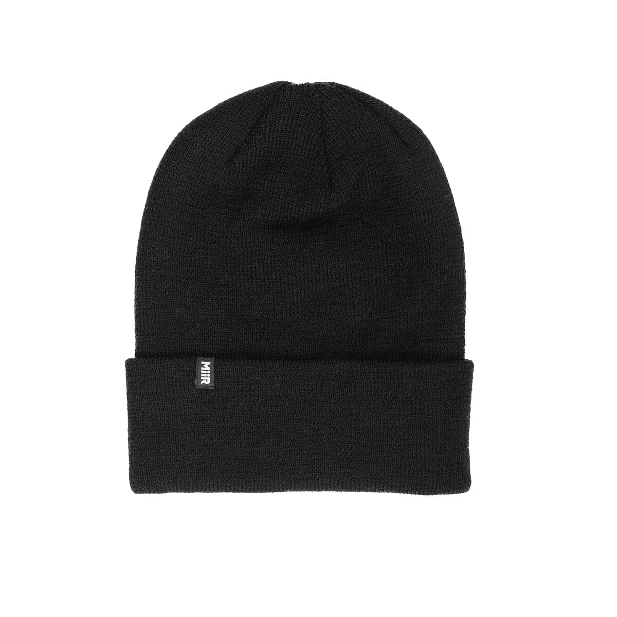 recycled-poly-fine-knit-beanie-a5 Web_PDP-RecycledPolyFineKnitBeanie_Studio_Front_Black.jpg